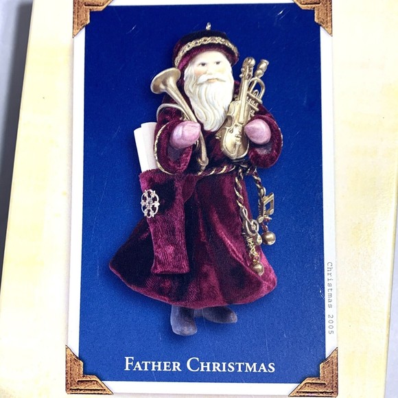 2005 HALLMARK Keepsake Ornament FATHER CHRISTMAS - Picture 2 of 15